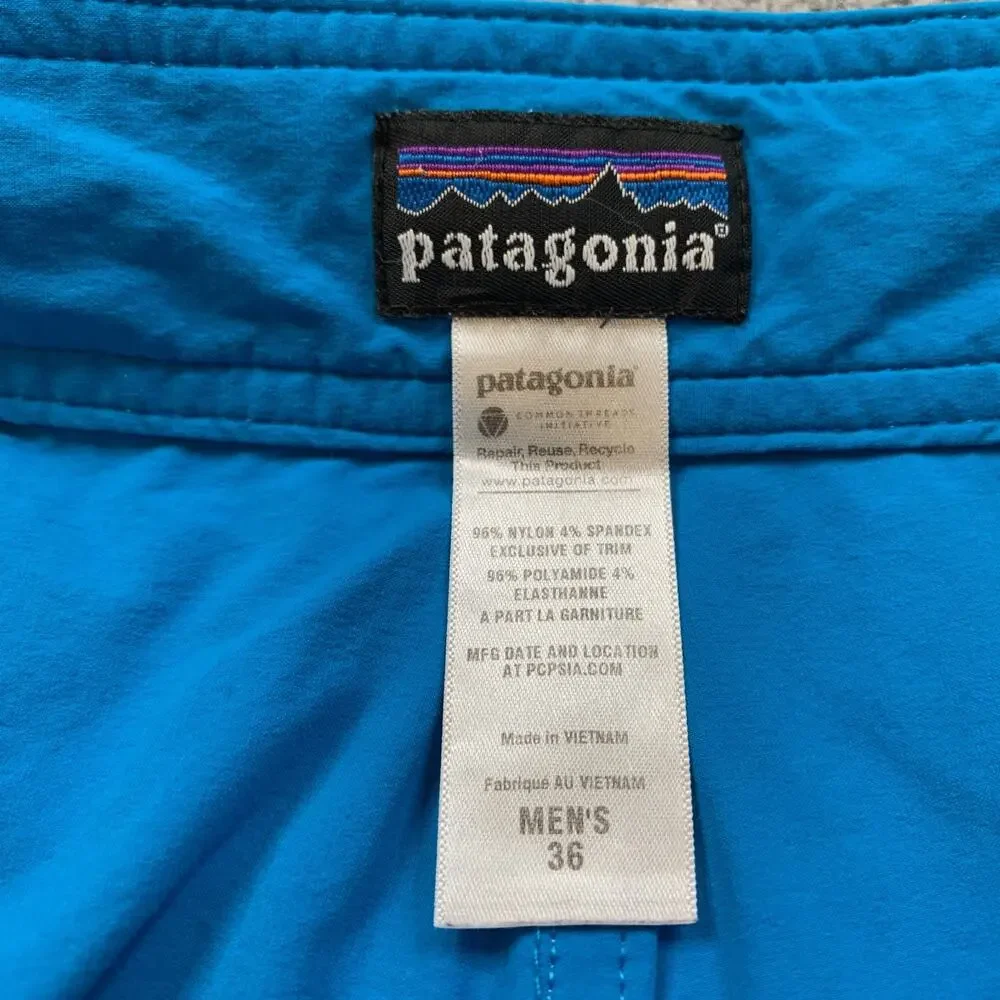 Patagonia Board Shorts Mens 36 Malibu Stretch Wavefarer Surfing Paddling Beach